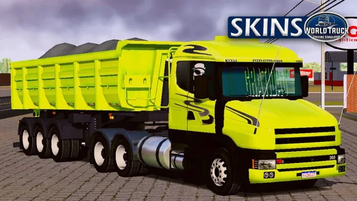 Pores and skin Scania 114g Verde na Caçamba – Exclusivo e Qualificado