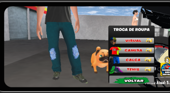 TexturaCalça Real Motos Brasil calça do personagem